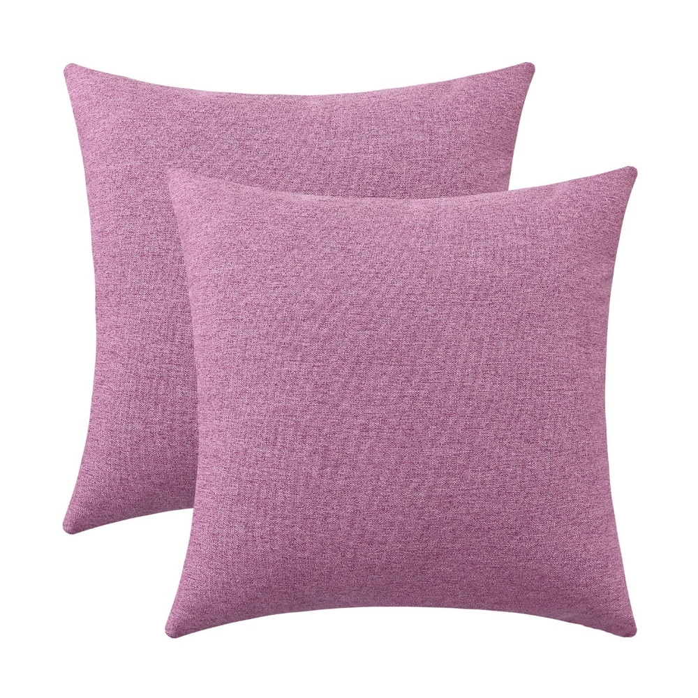 Purple Throw Pillow Covers  (Set of 2,‎ 18 x 18 Inches)
